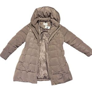 Cole Haan Hooded Down & Feather Jacket sz XL